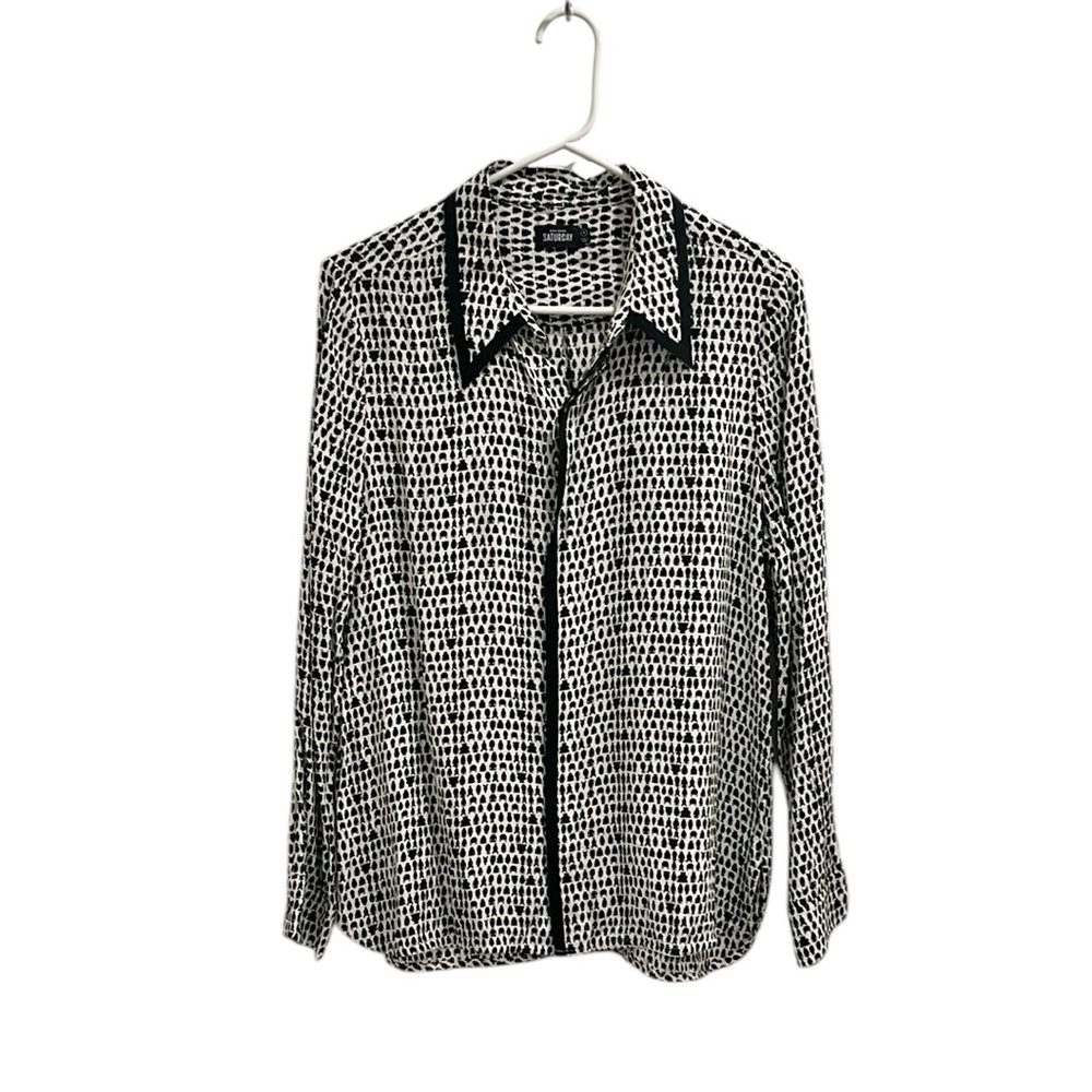Kate Spade Saturday Pattern Button Up Shirt